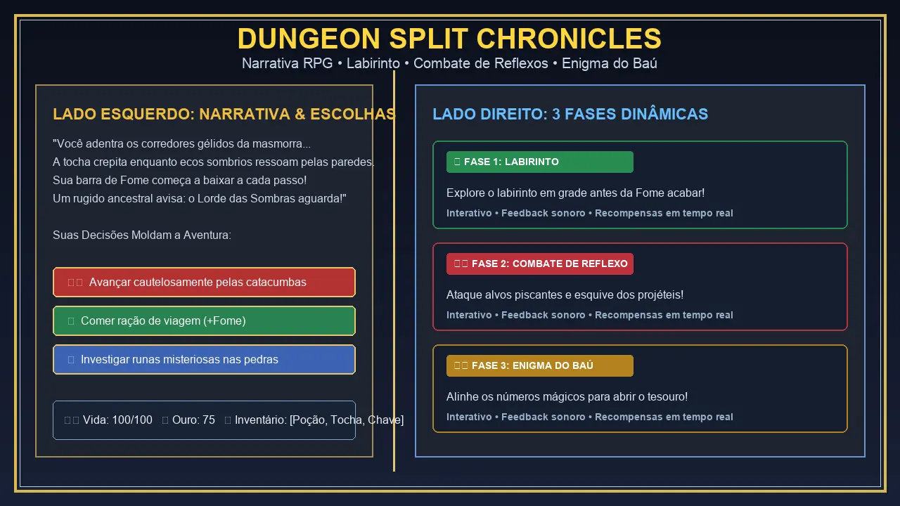 Dungeon Split Chronicles gameplay