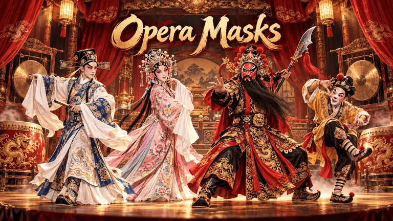 粵劇臉譜 Opera Masks