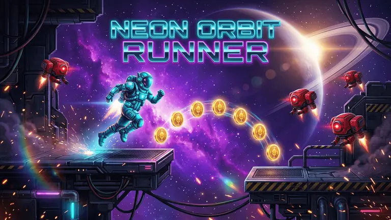 Neon Orbit Runner
