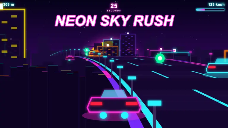 Neon Sky Rush