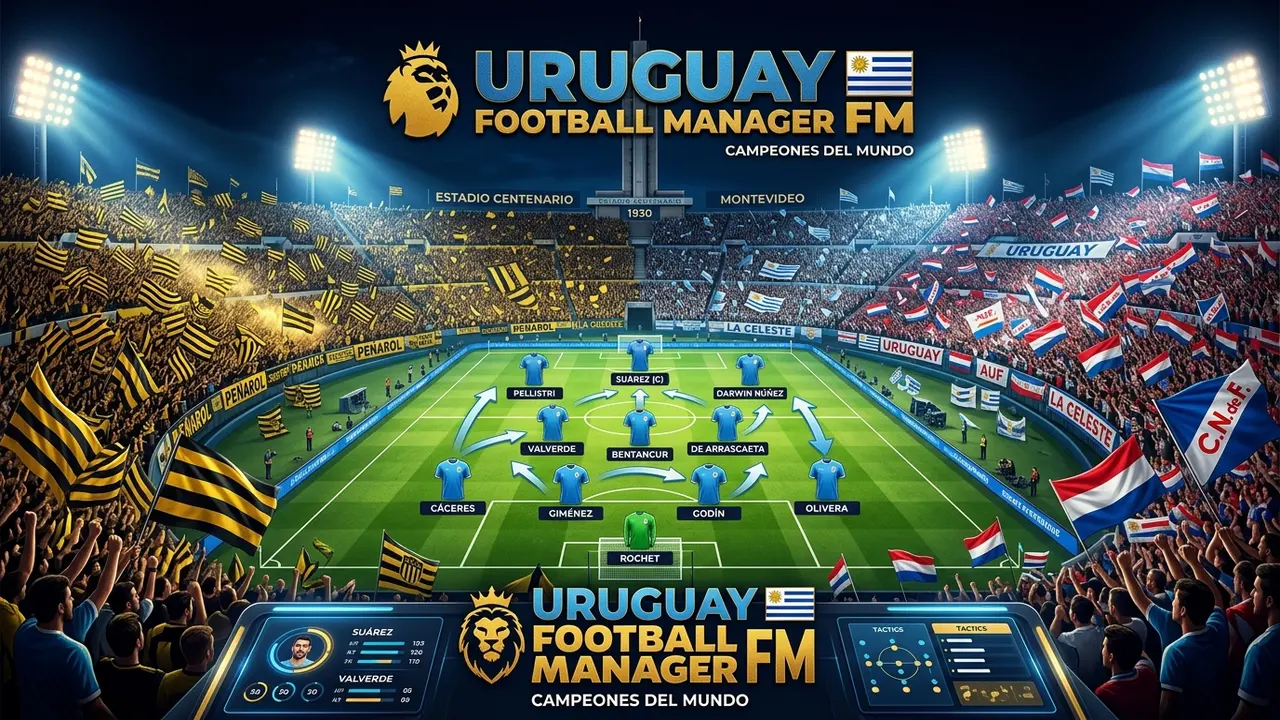 Uruguay Football Manager gameplay