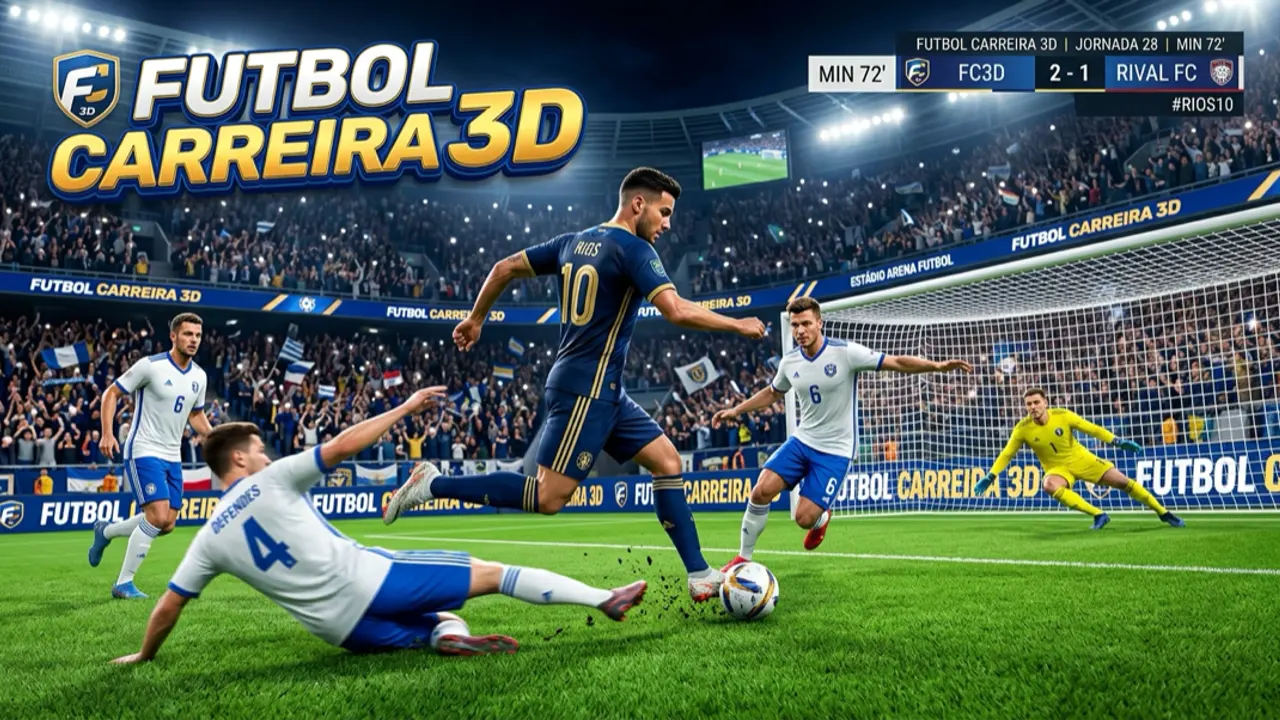 Futebol Carreira 3D gameplay