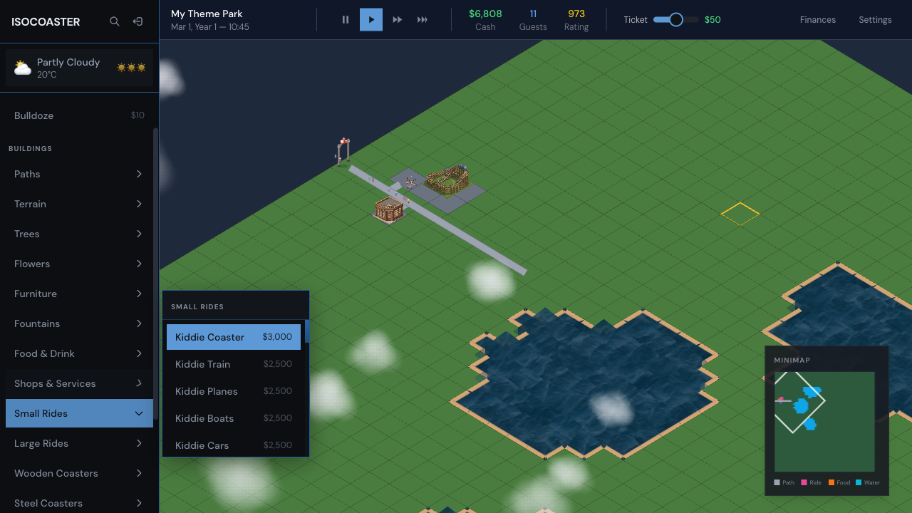 Iso Coaster screenshot 1