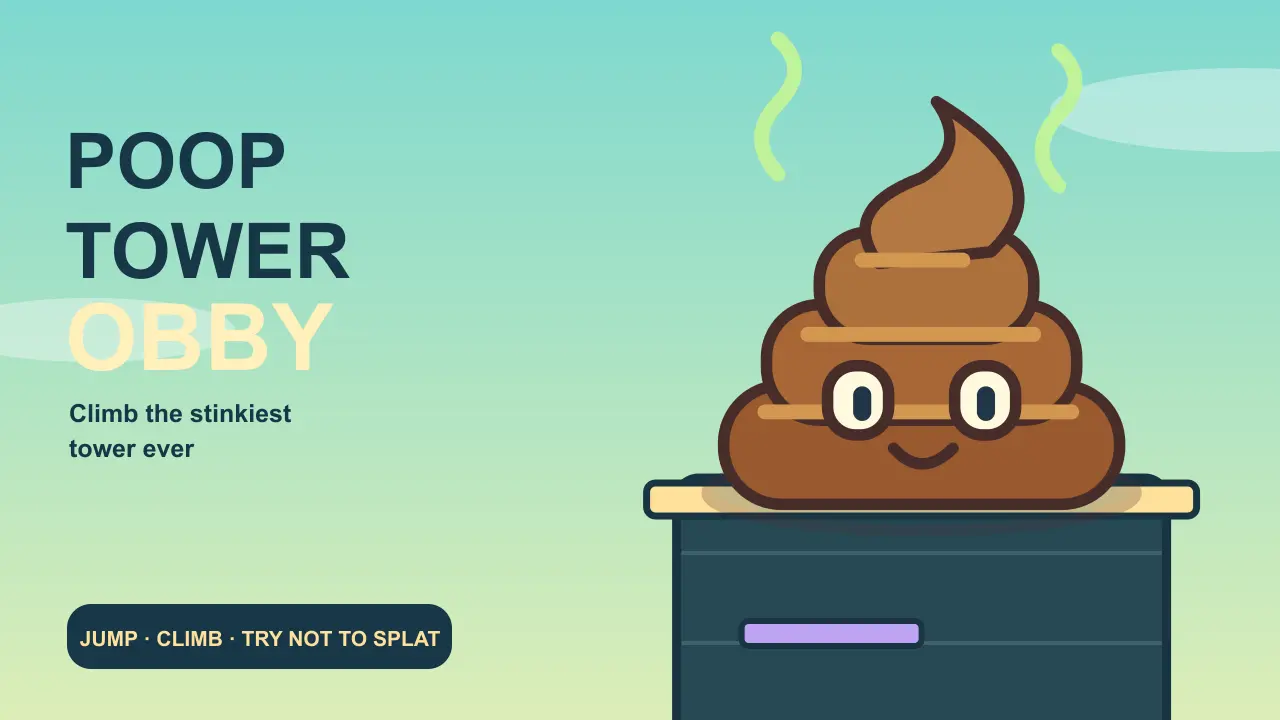 Poop Tower Obby gameplay