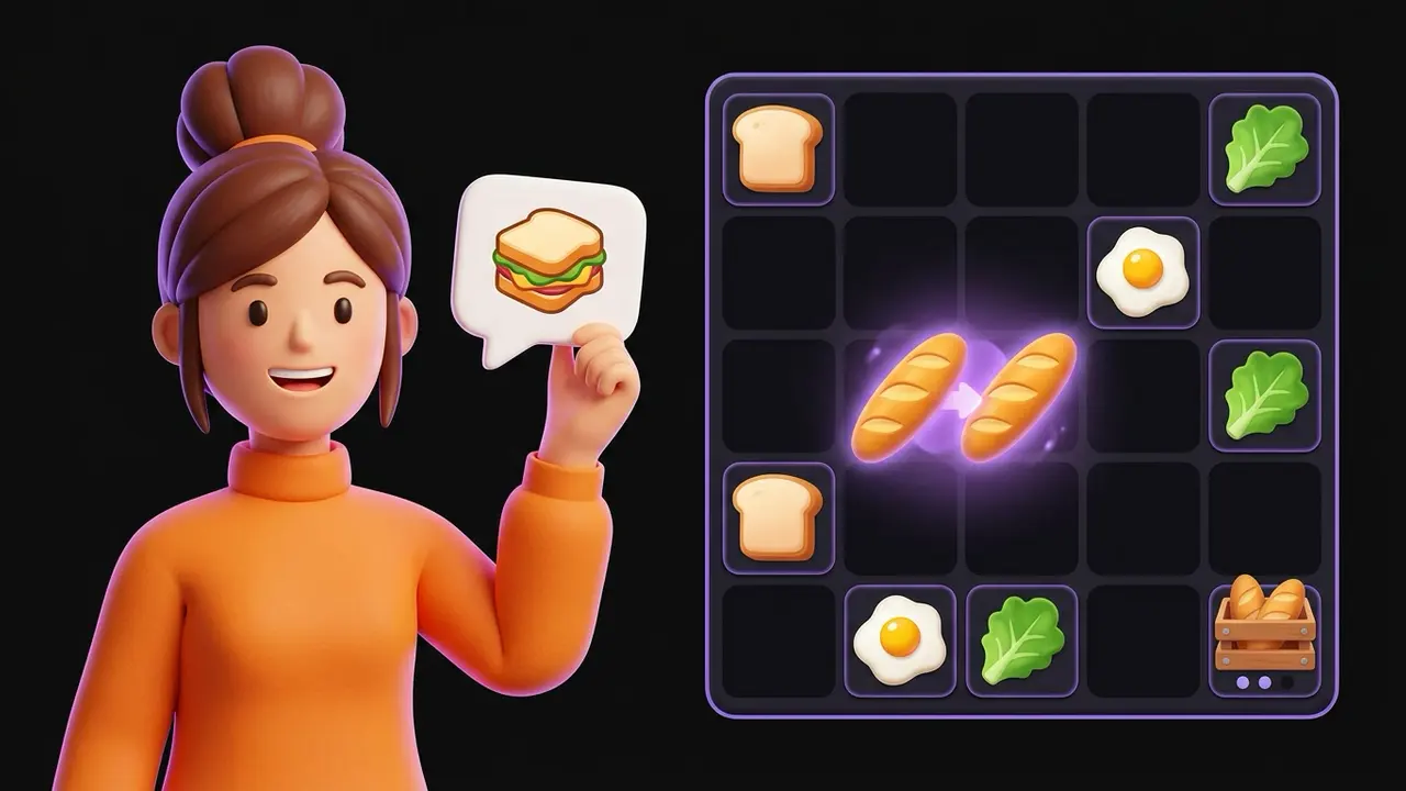 Merge Kitchen Orders gameplay