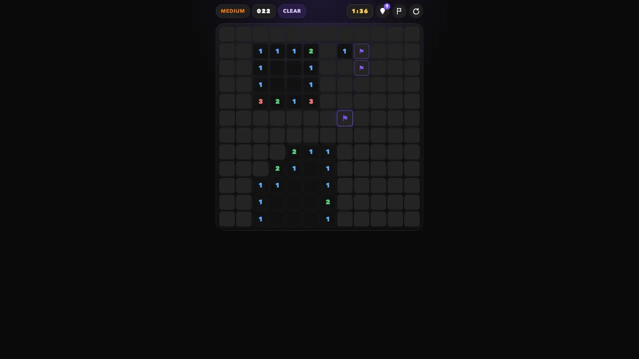 Minesweeper gameplay