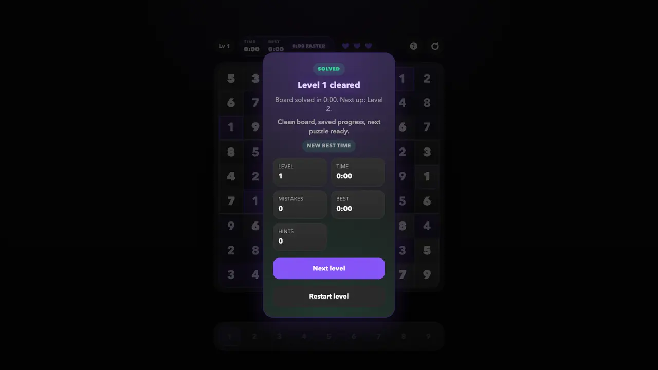 Sudoku gameplay