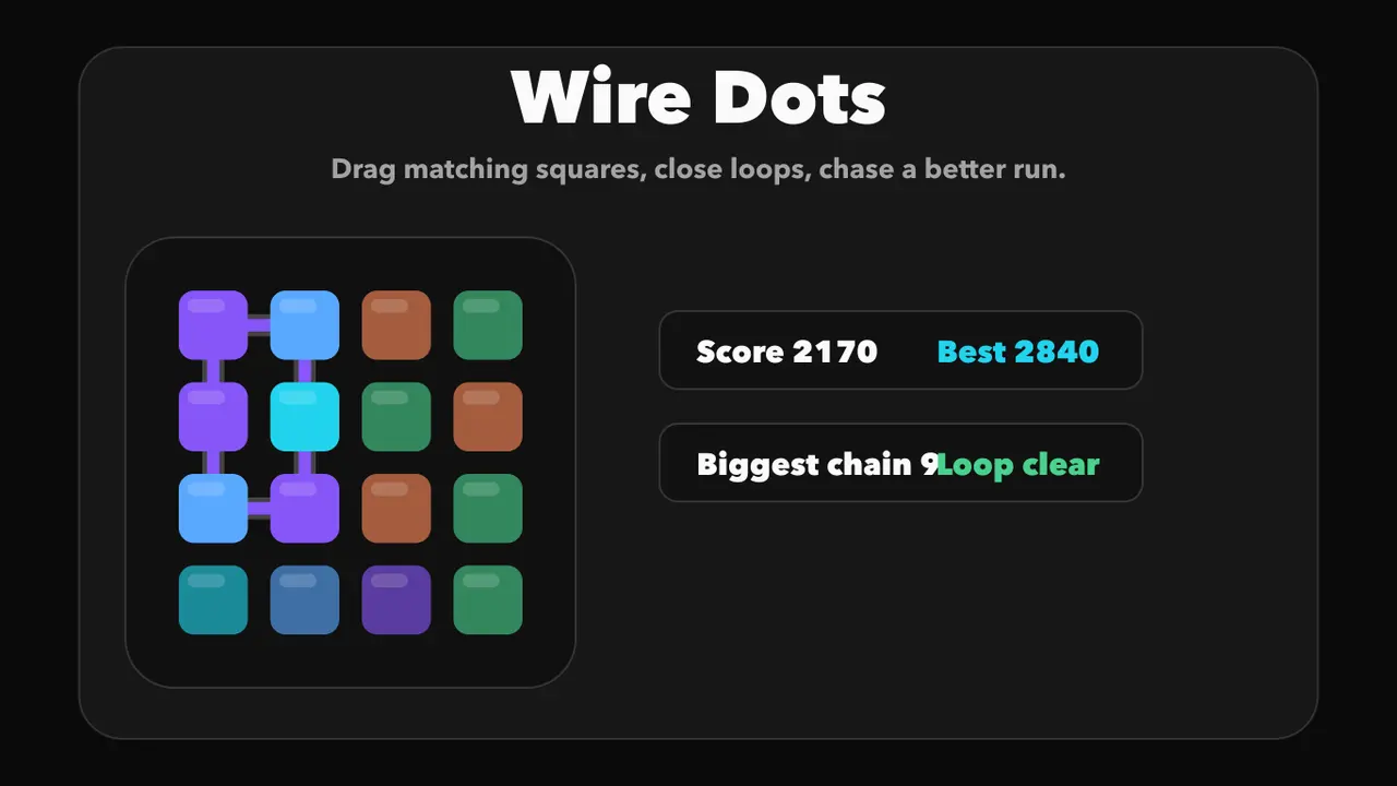 Wire Dots gameplay