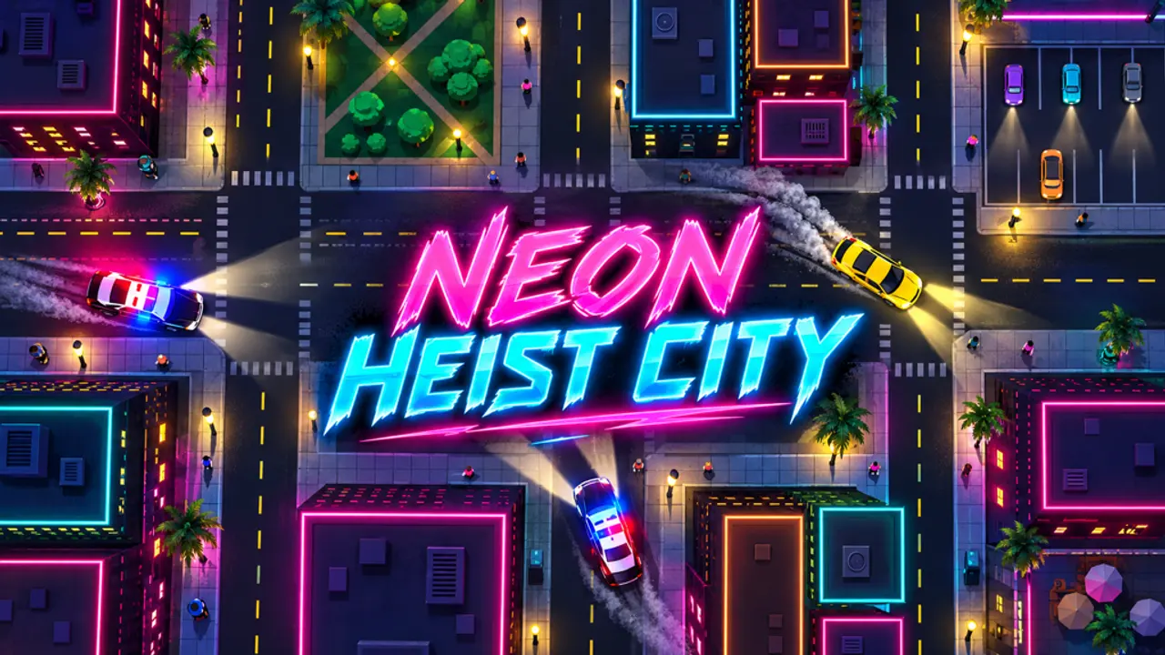 Neon Heist City gameplay