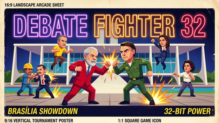 Debate Fighter 32: Paródia Arcade