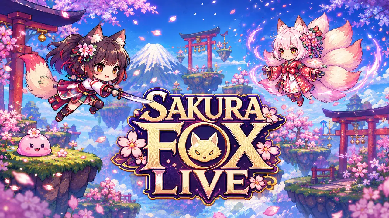SAKURA FOX LIVE gameplay