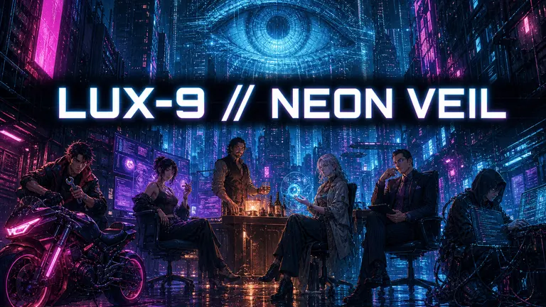 LUX-9 // NEON VEIL
