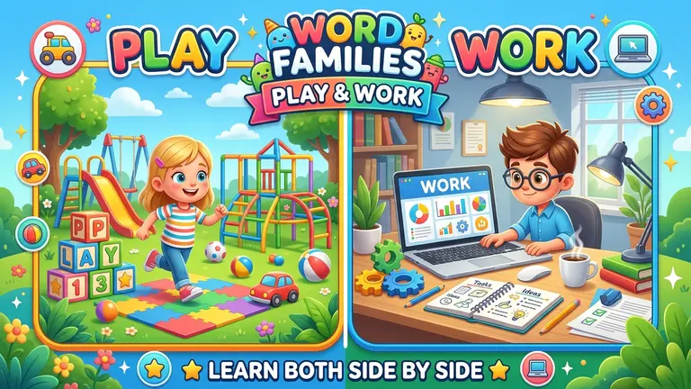 Play & Work: Word Families
