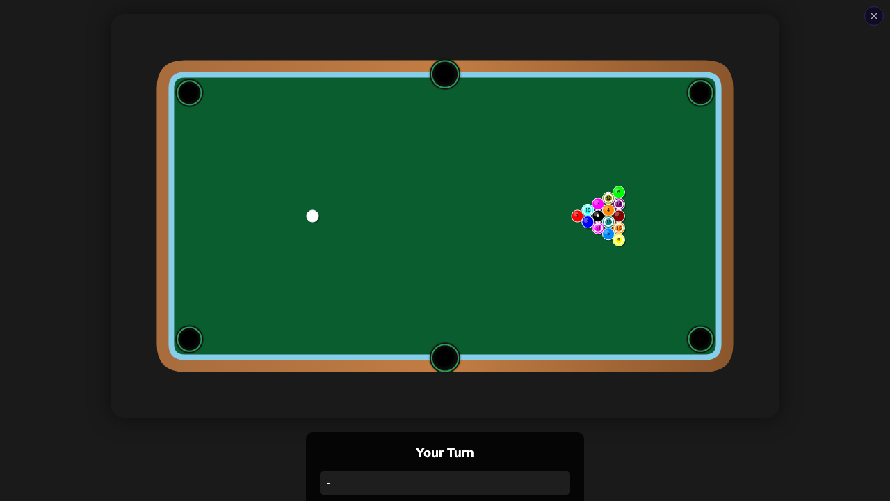 Pool Game screenshot 1