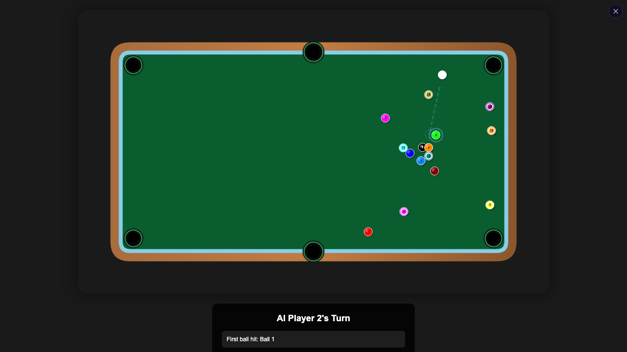 Pool Game screenshot 2