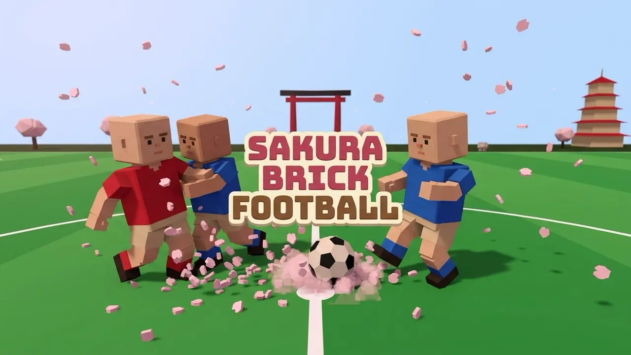 Sakura Brick Football gameplay
