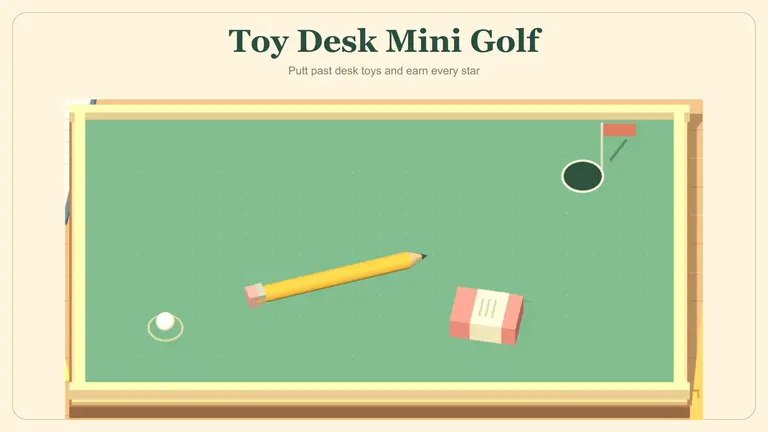 Toy Desk Mini Golf