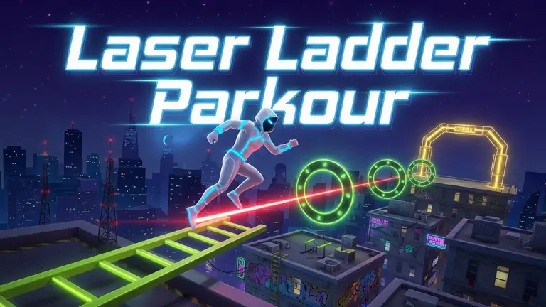 Laser Ladder Parkour