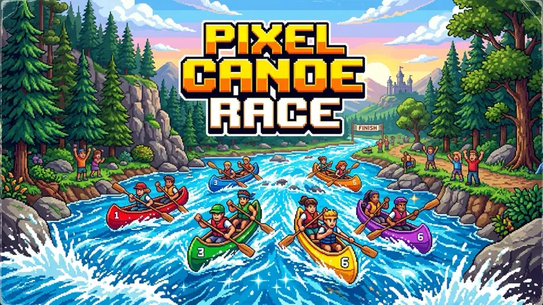 Pixel Canoe Race