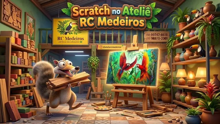 Scratch at the RC Medeiros Studio
