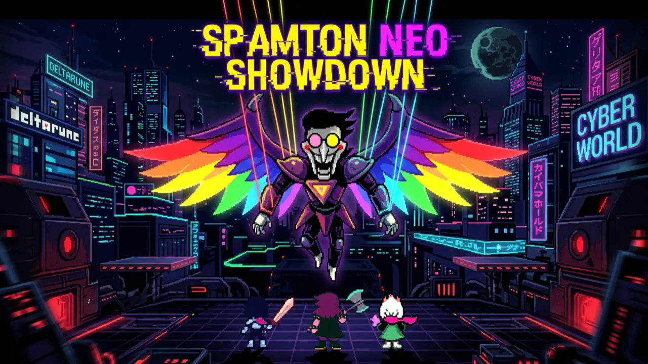 Spamton NEO Showdown gameplay