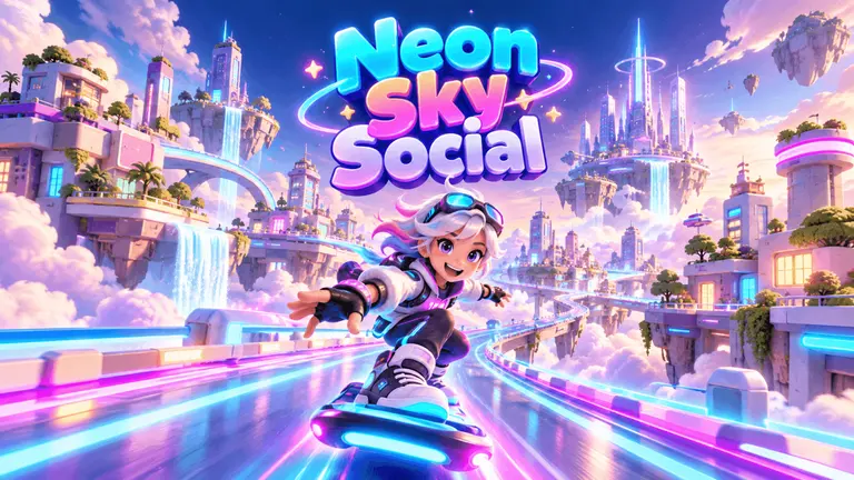 Neon Sky Social
