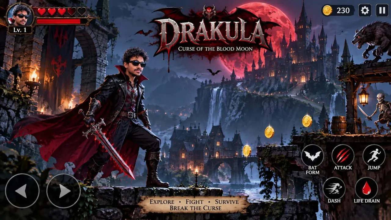 Drakula gameplay
