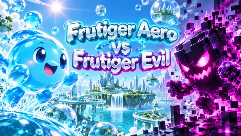 Frutiger Aero vs Frutiger Evil
