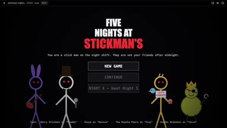 Five Nights at Stickman's