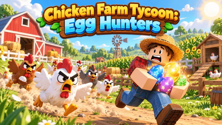 Chicken Farm Tycoon: Egg Hunters