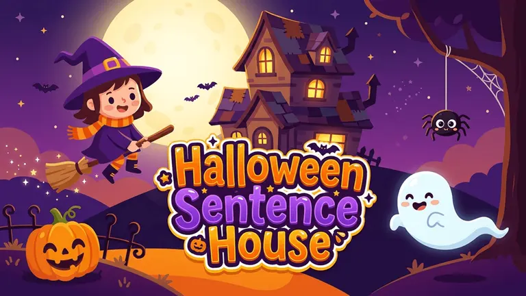 Halloween Sentence House