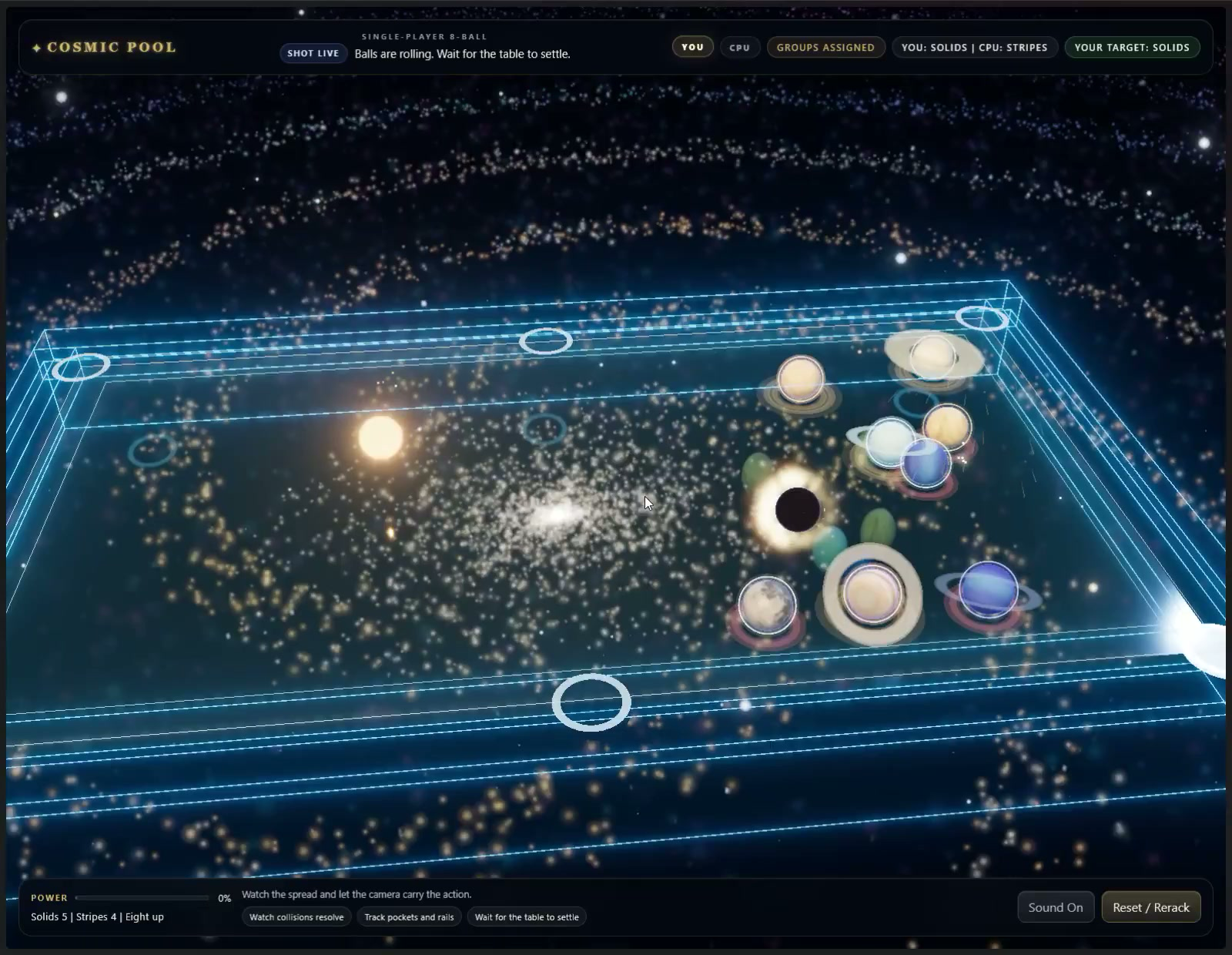 Cosmic Pool screenshot 2