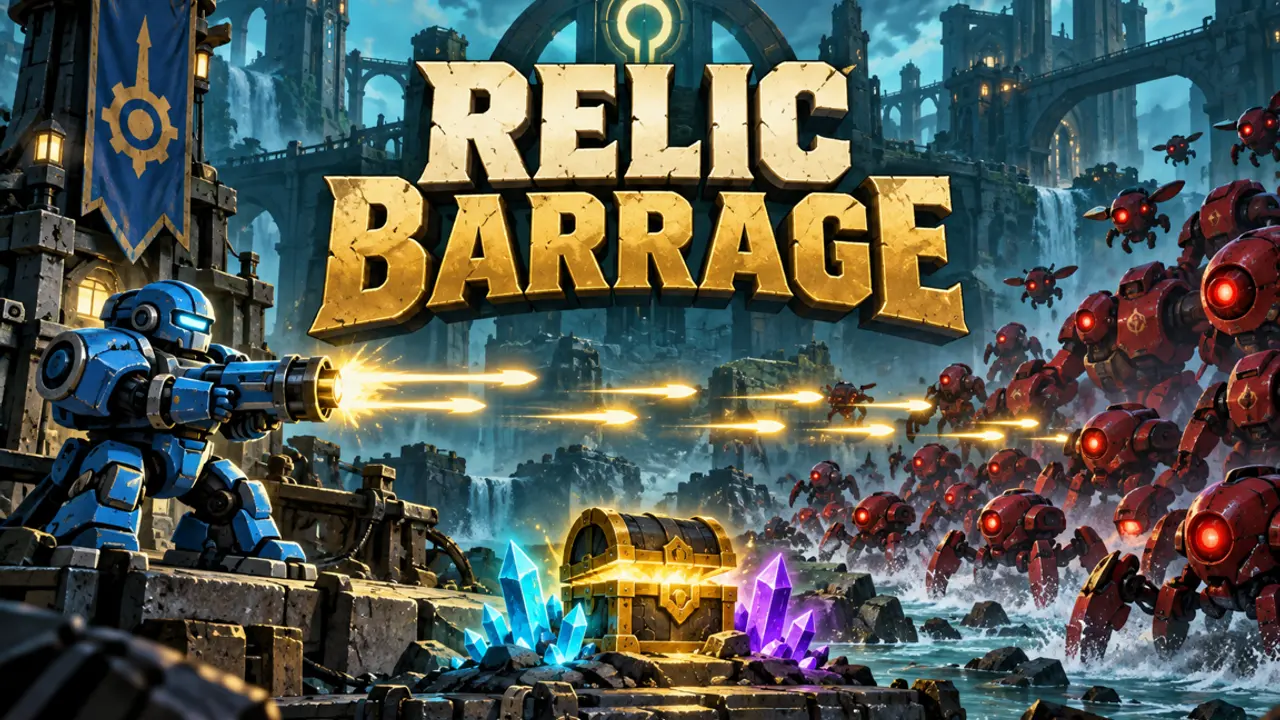RELIC BARRAGE gameplay