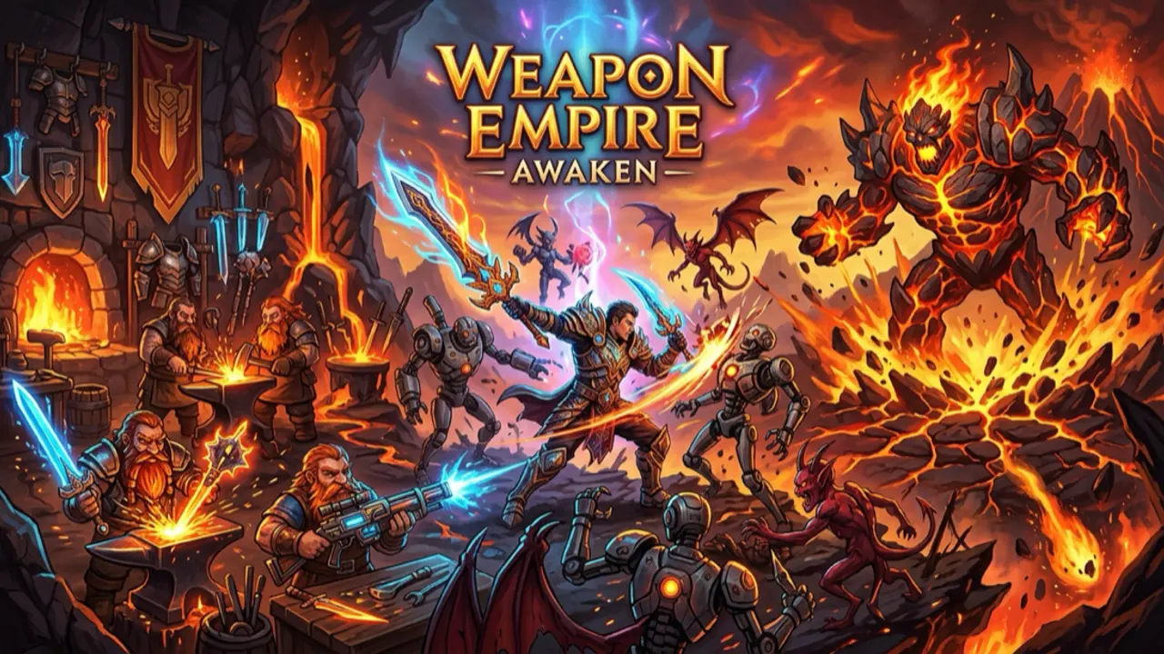 Weapon Empire: Awaken gameplay