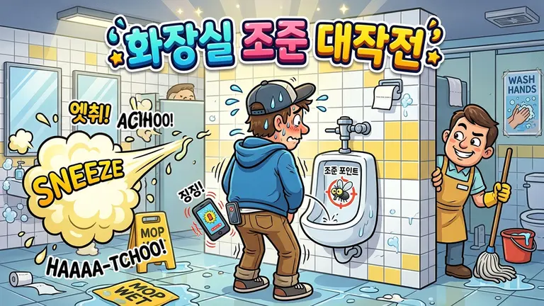 화장실 조준 대작전