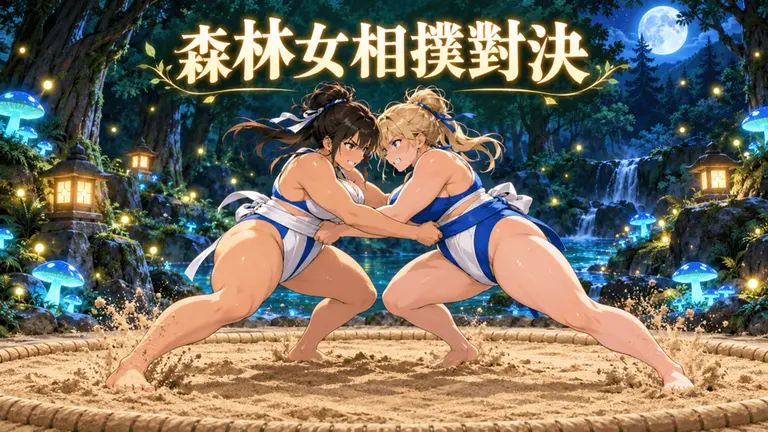 森林女相撲對決