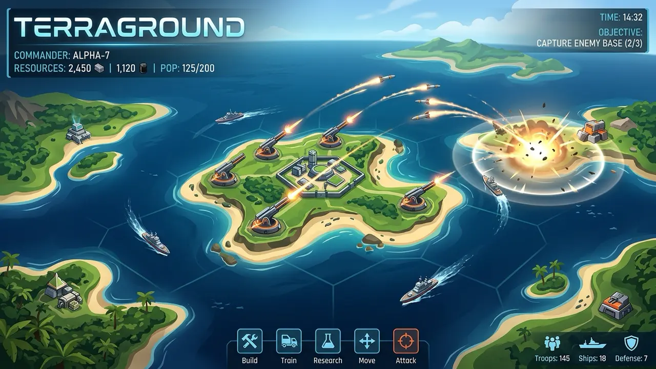 Terraground gameplay