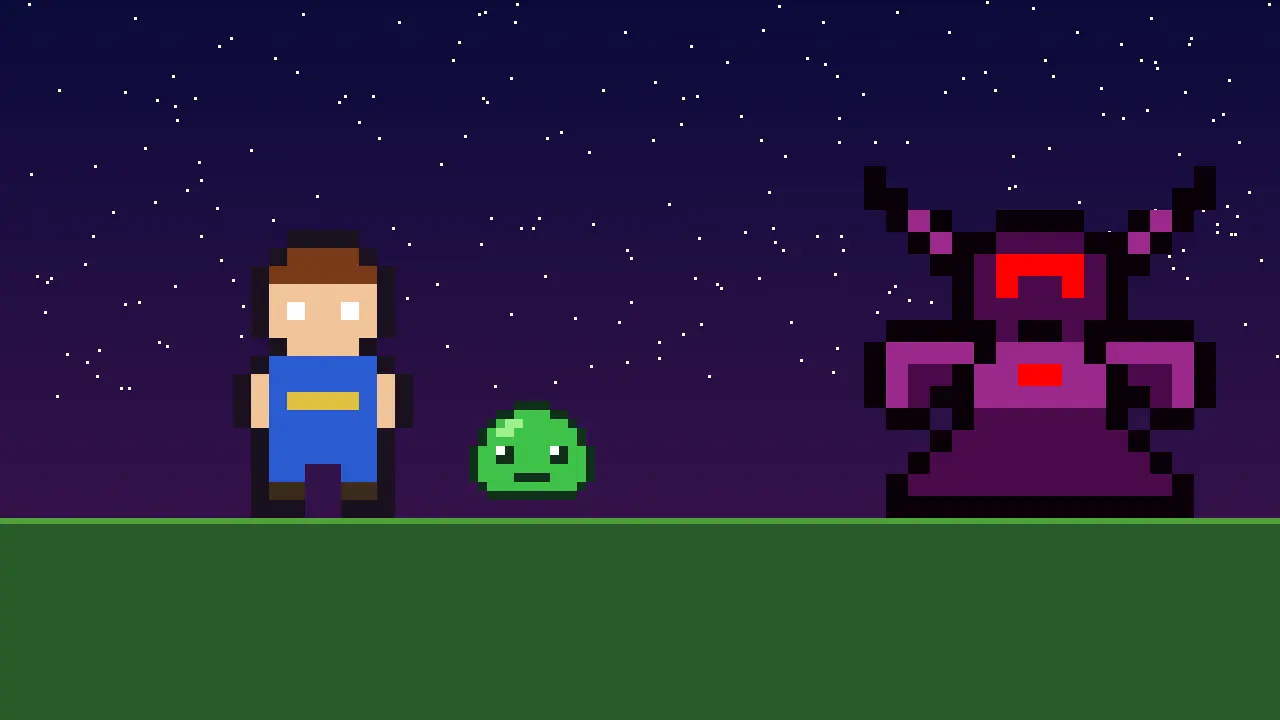 Hero Village: Retro RPG gameplay